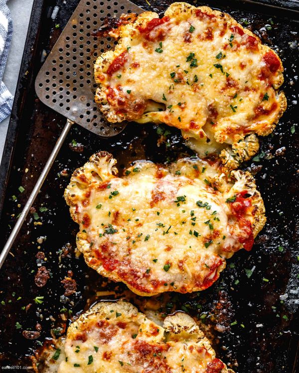 Baked Cauliflower Parmesan