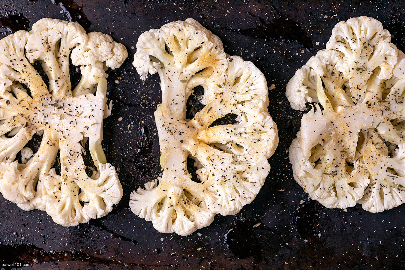 baked cauliflower steaks
