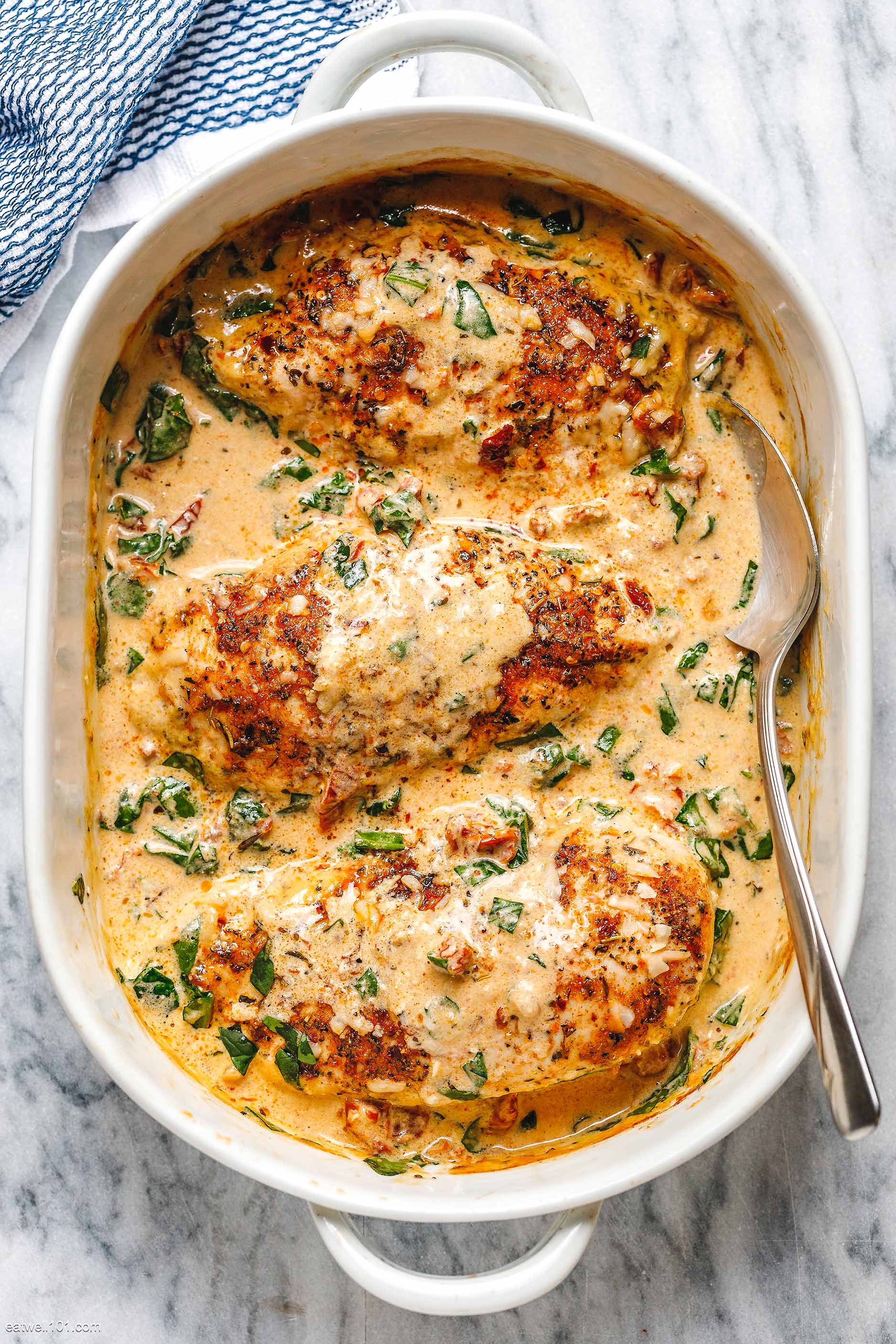 Creamy Baked Chicken Breasts Recipe – How to Bake Chicken Breasts ...