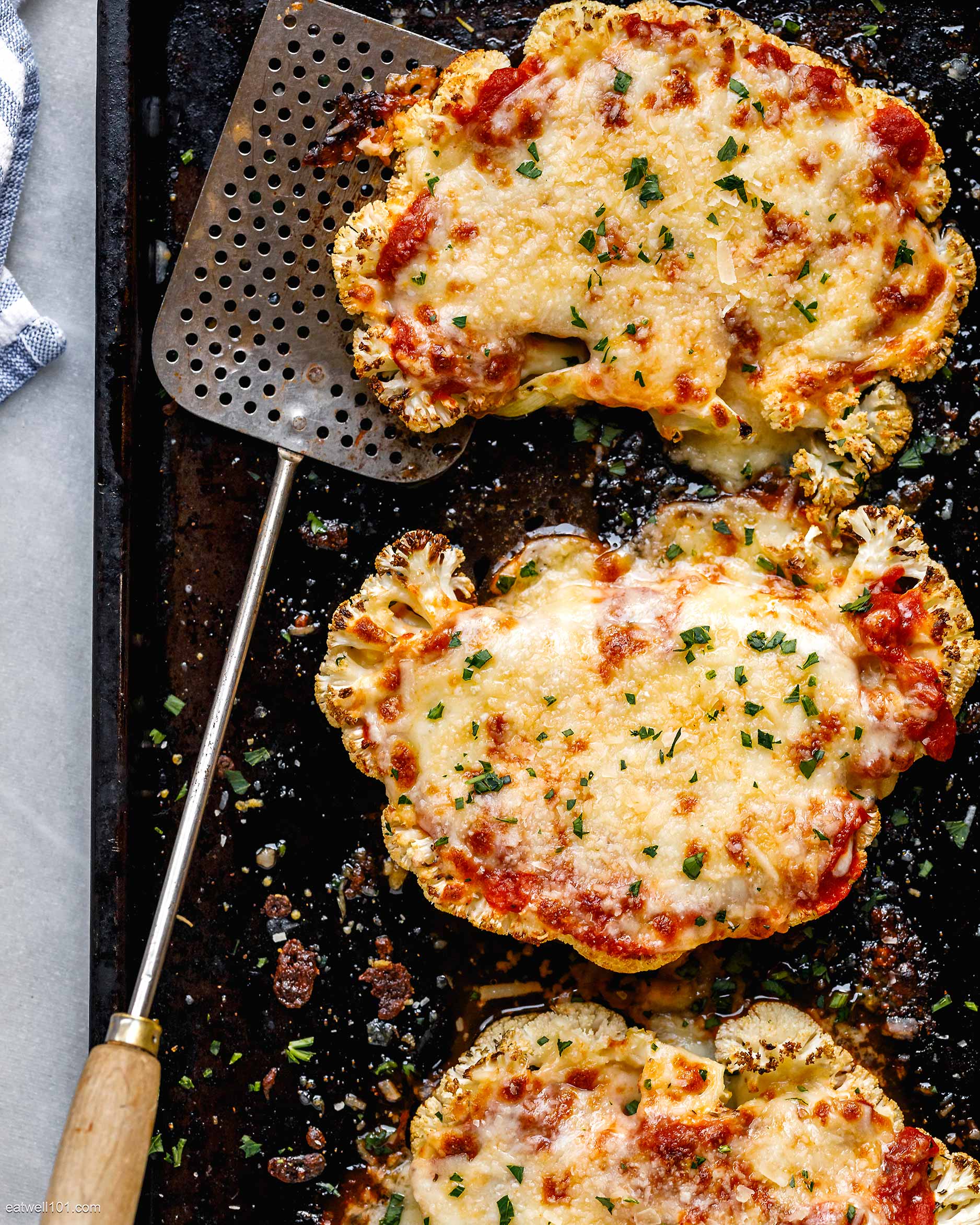 easy cauliflower parmesan