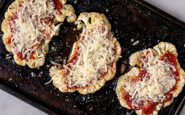 Baked Cauliflower Parmesan
