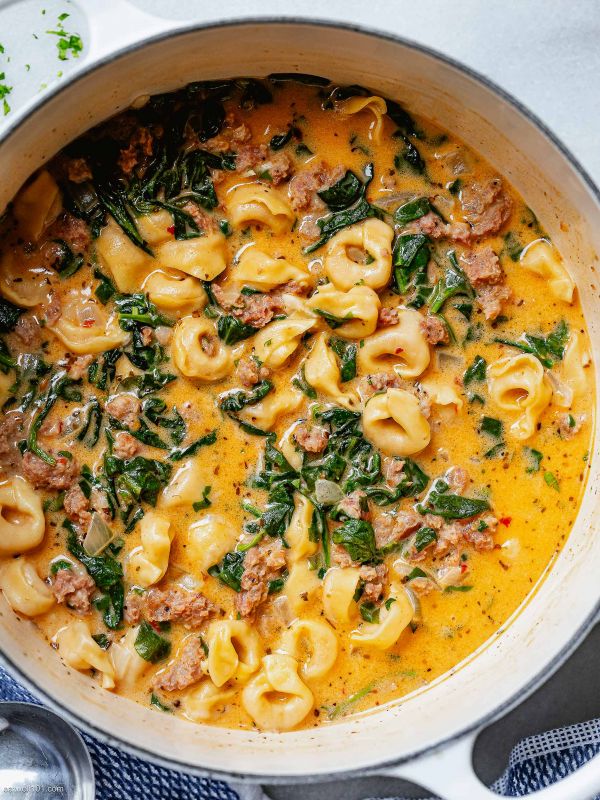 Sausage Tortellini Soup