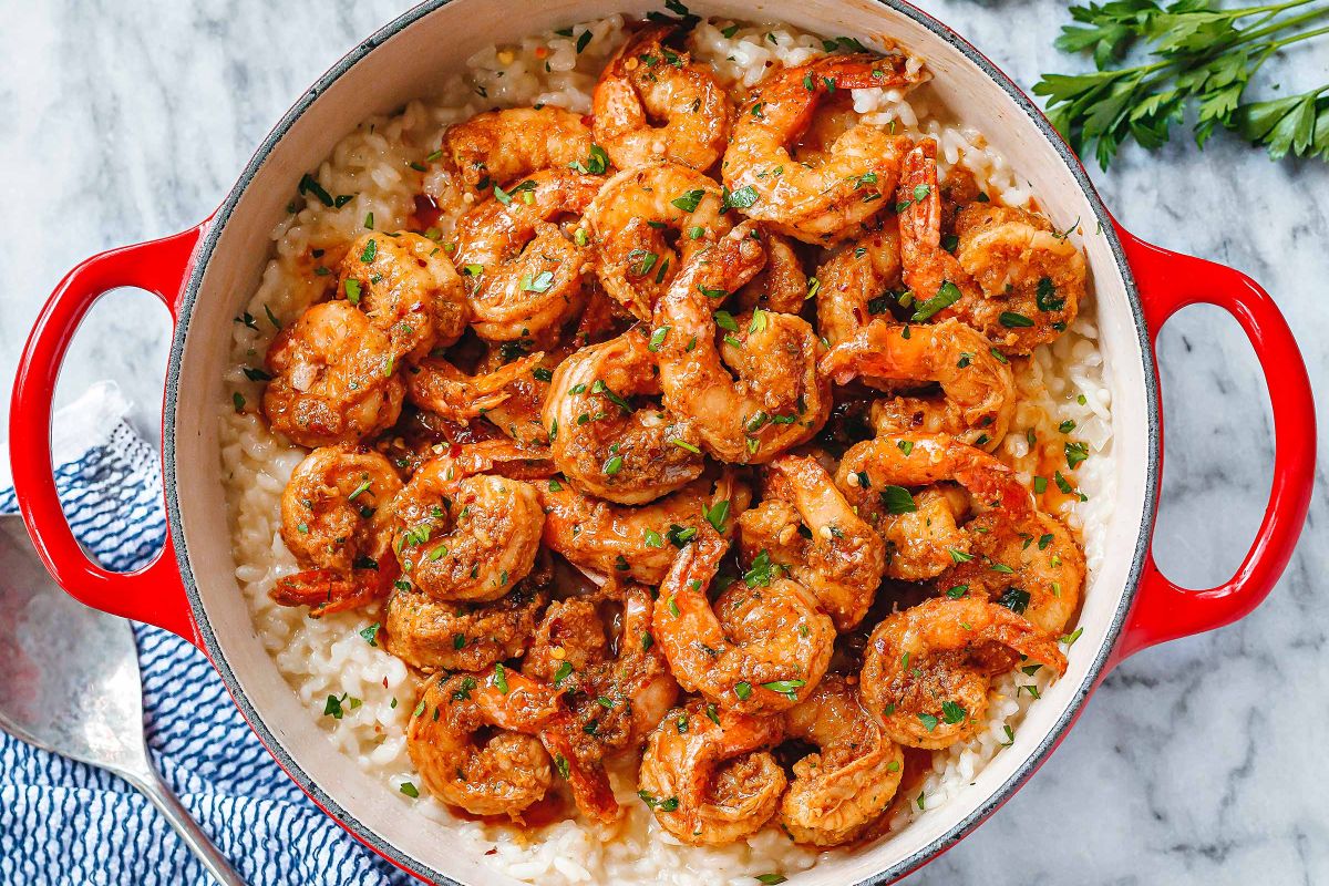Cajun Shrimp Risotto