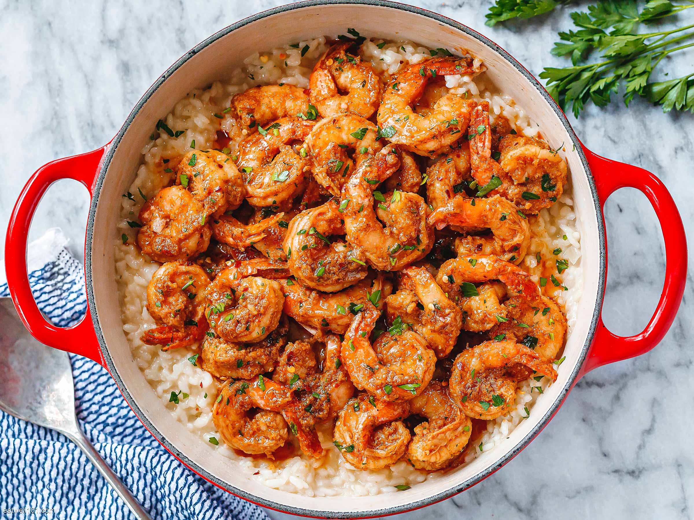 Cajun Shrimp Risotto