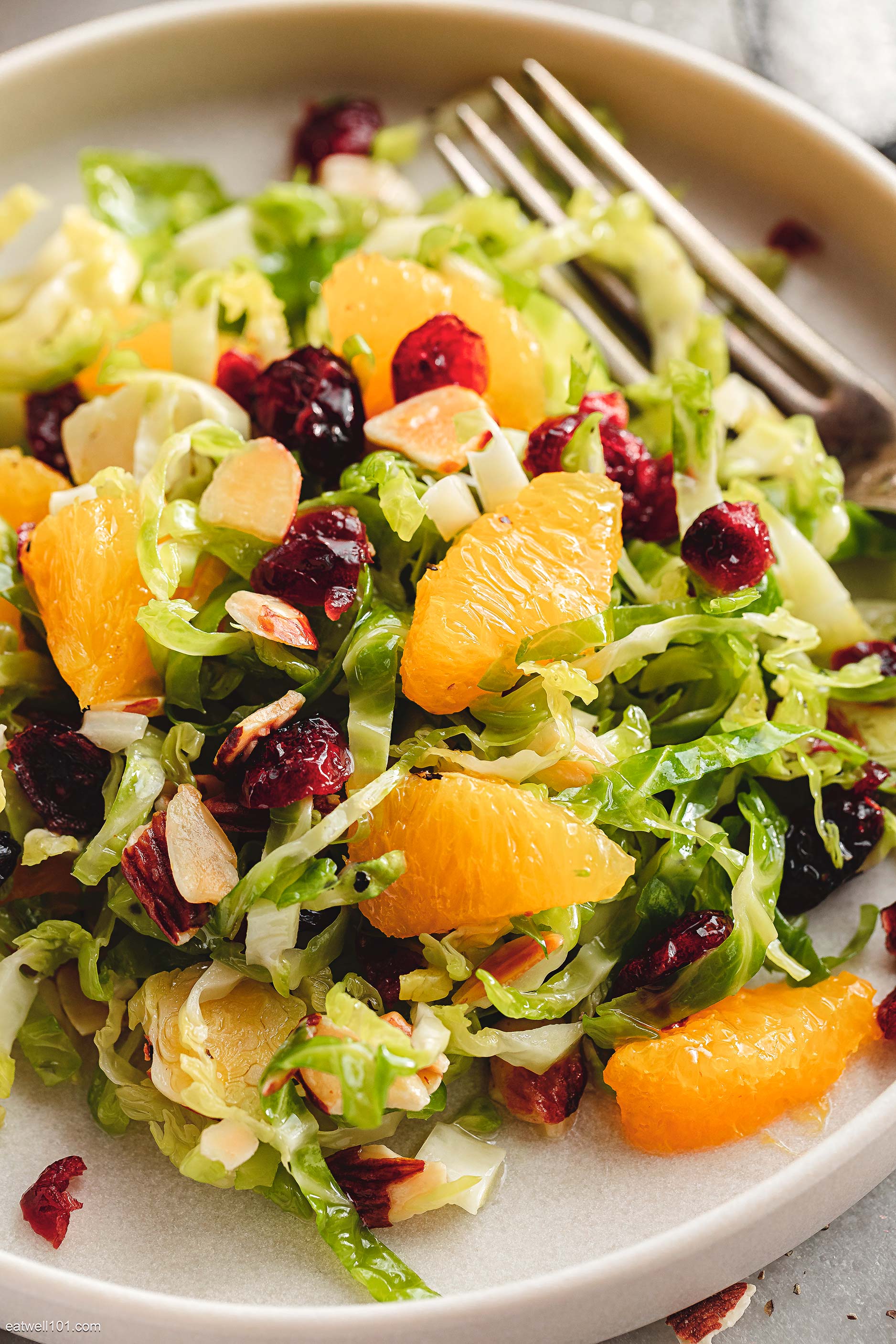 Orange Brussels Sprouts Salad recipe 1