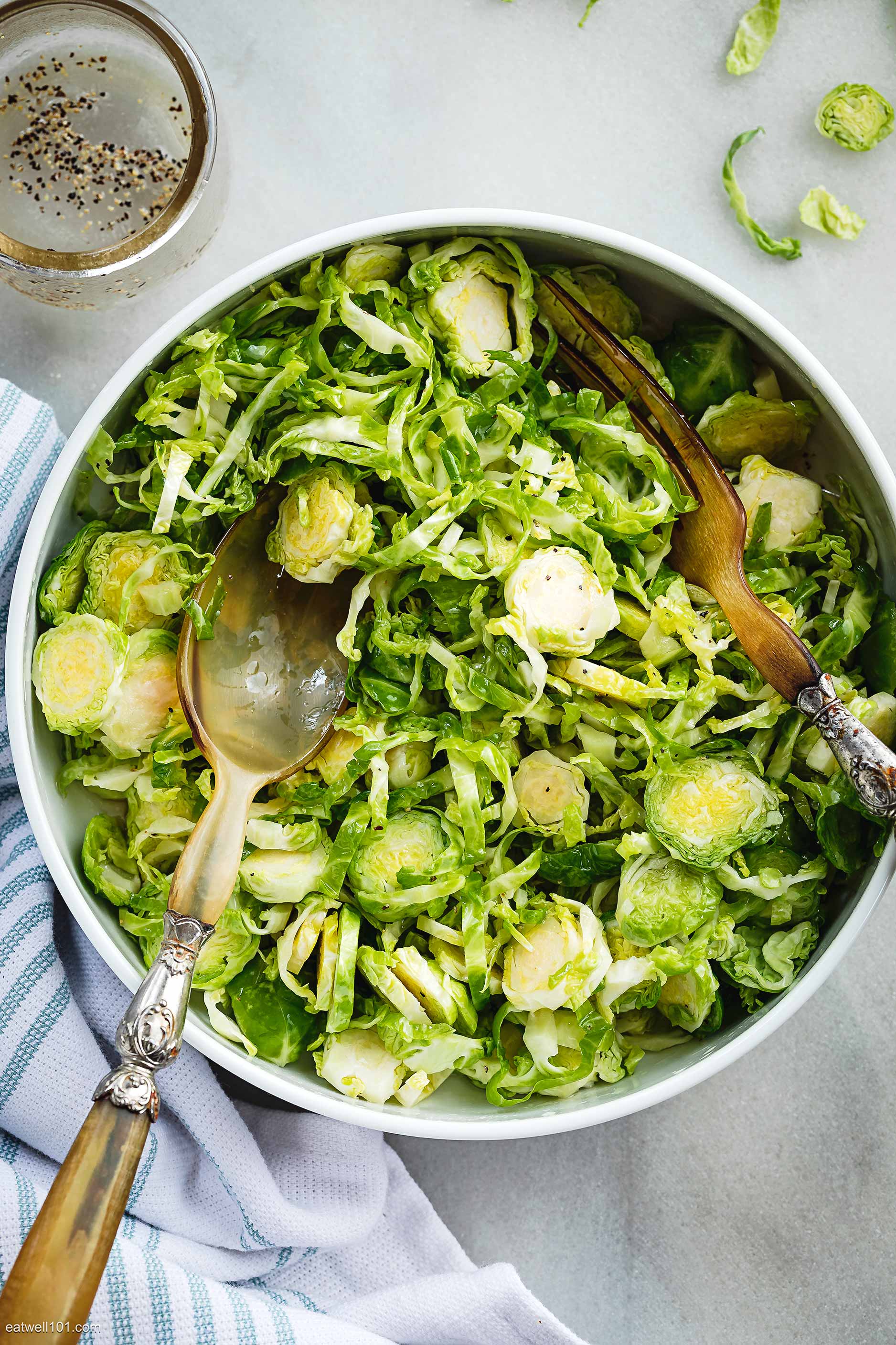 Shredded Brussels Sprouts salad