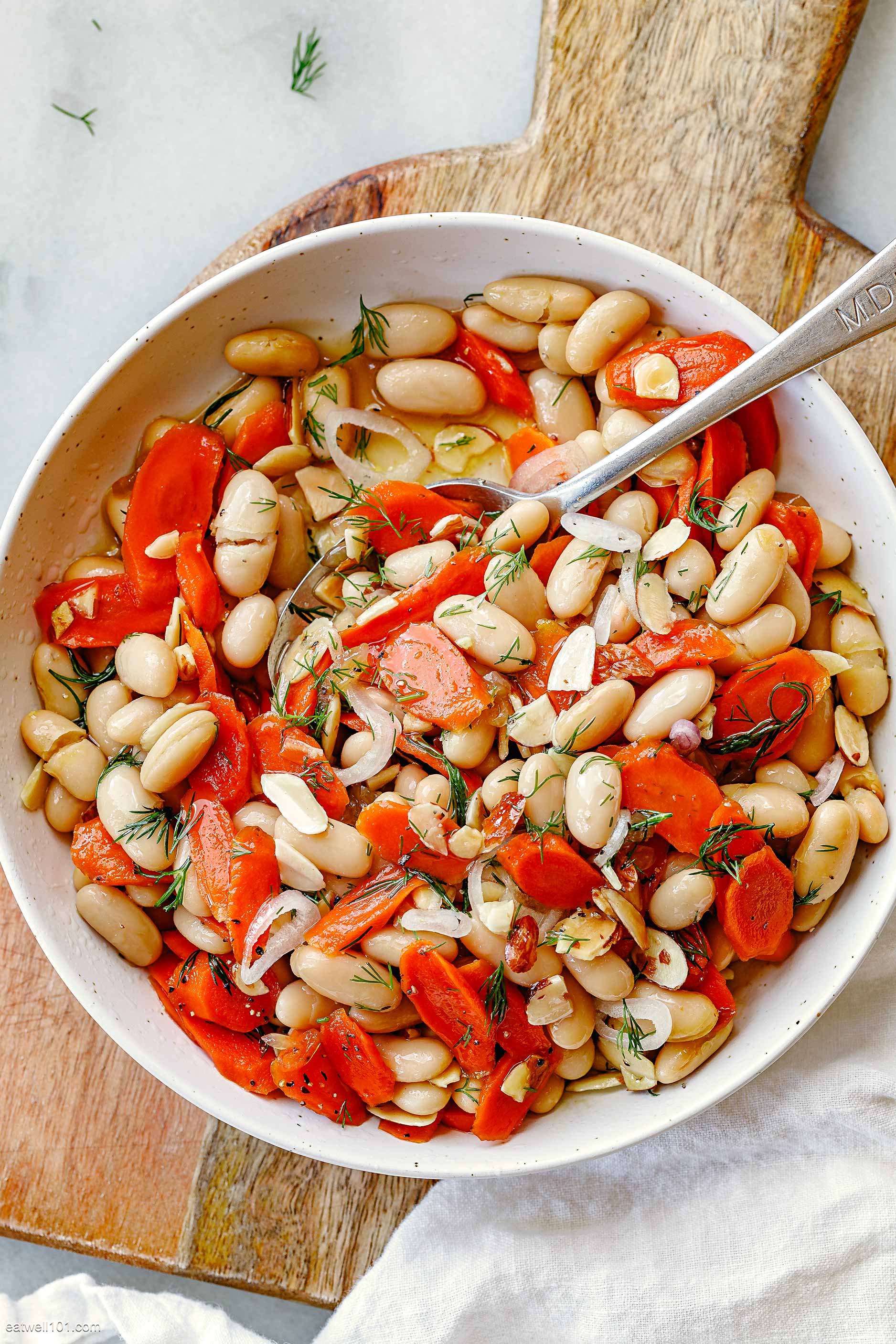 canellini beans and carrot salad recipe