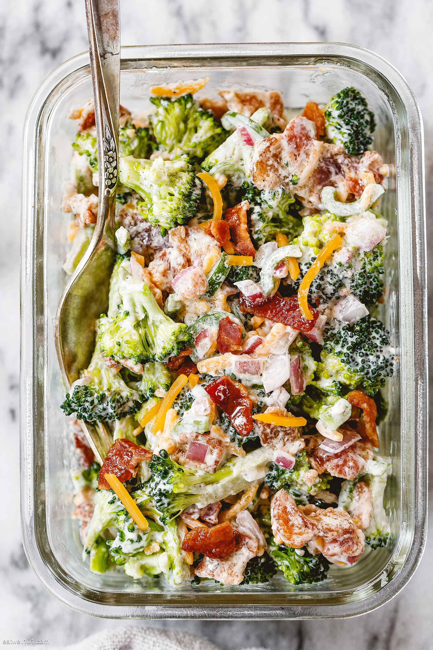 creamy broccoli salad
