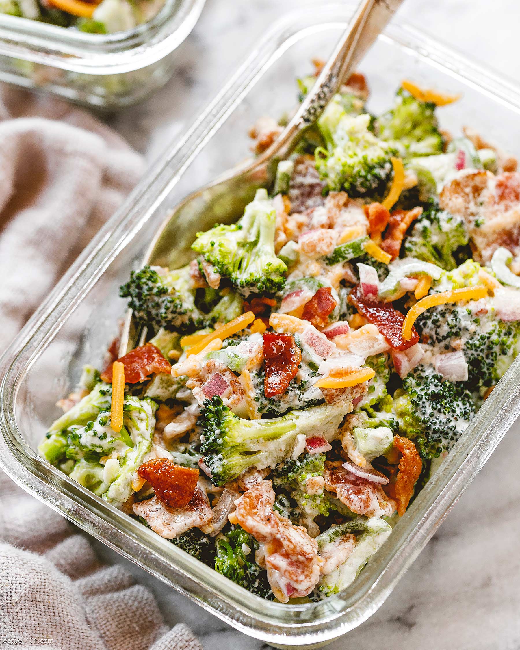 healthy broccoli salad