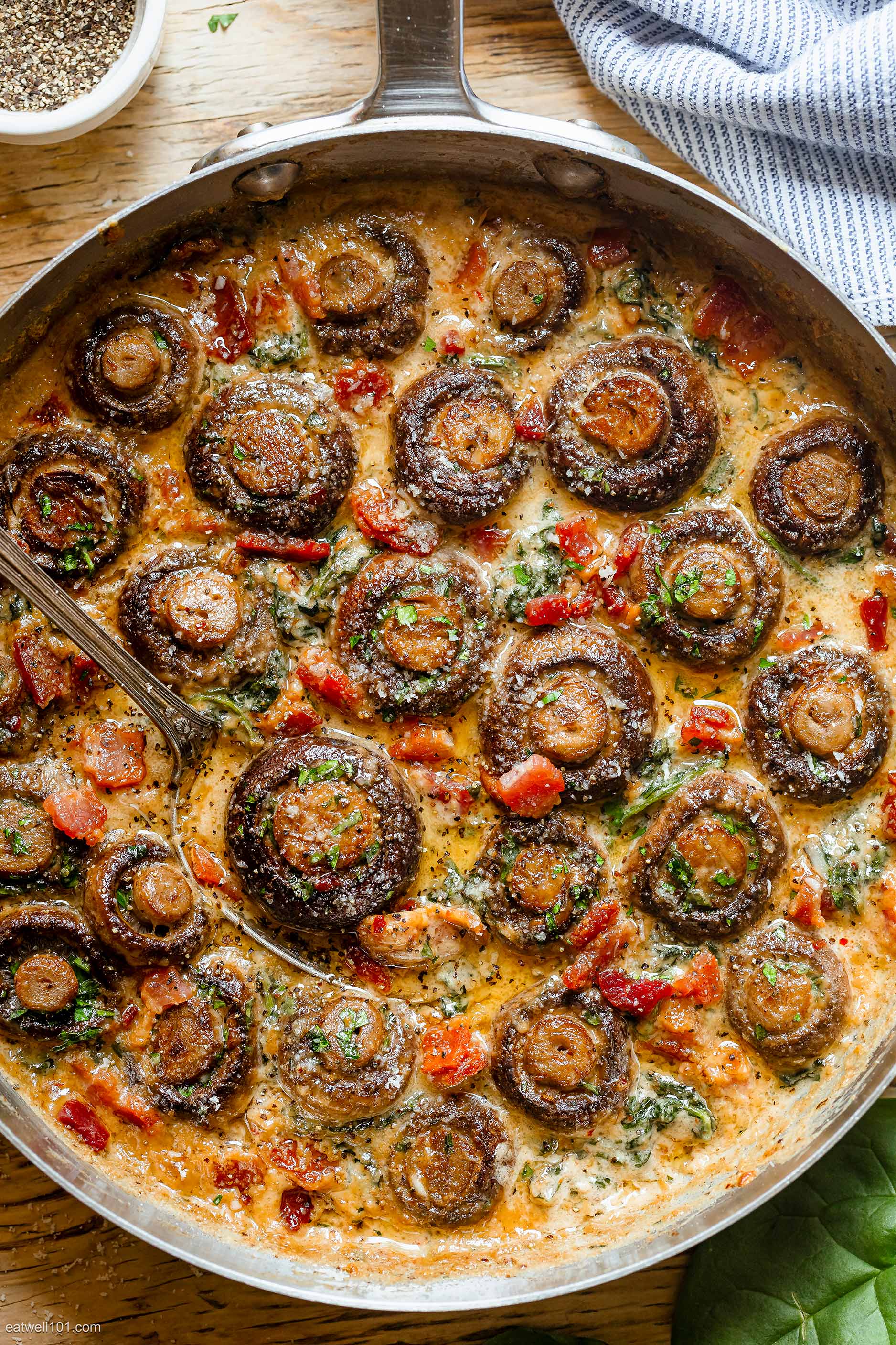 how to cook garlic mushrooms