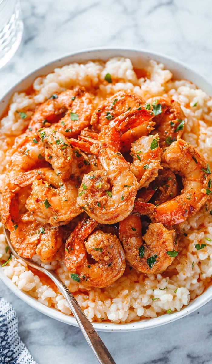 Cajun Shrimp Risotto