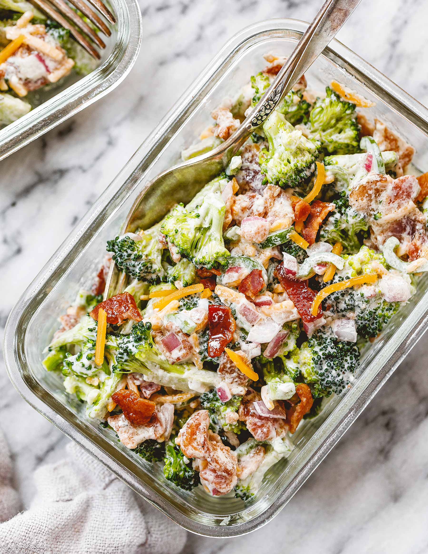 Meal Prep Broccoli Salad Recipe with Bacon – Meal Prep Salad