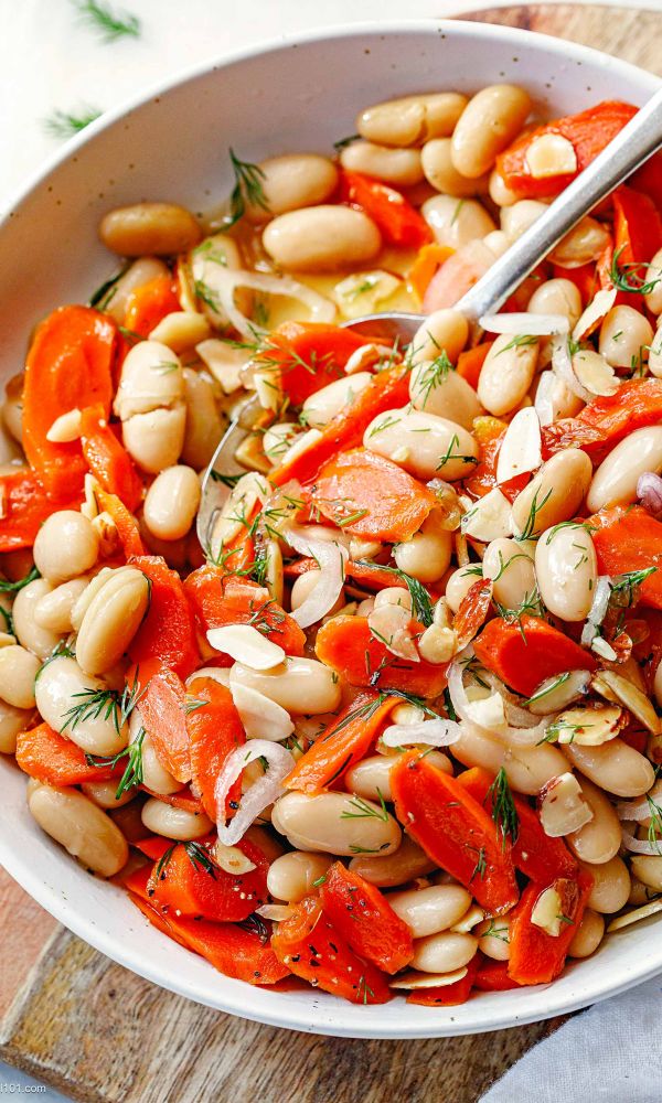 White Bean and Carrot Salad