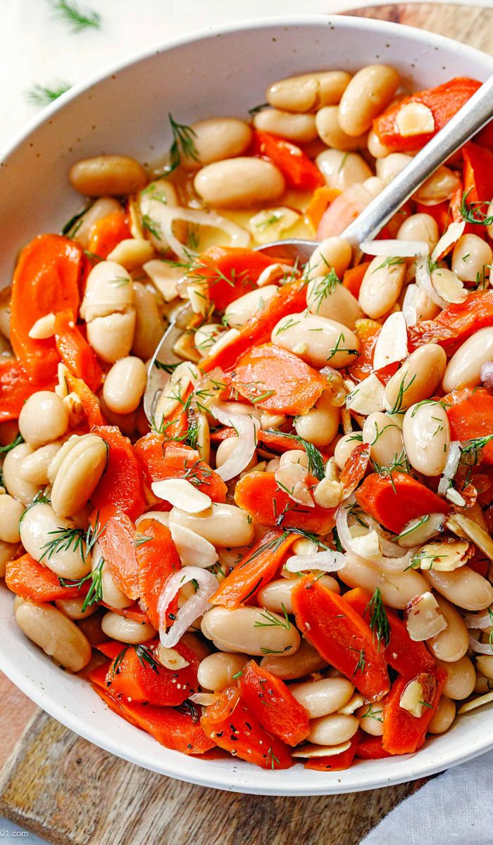 White Bean and Carrot Salad