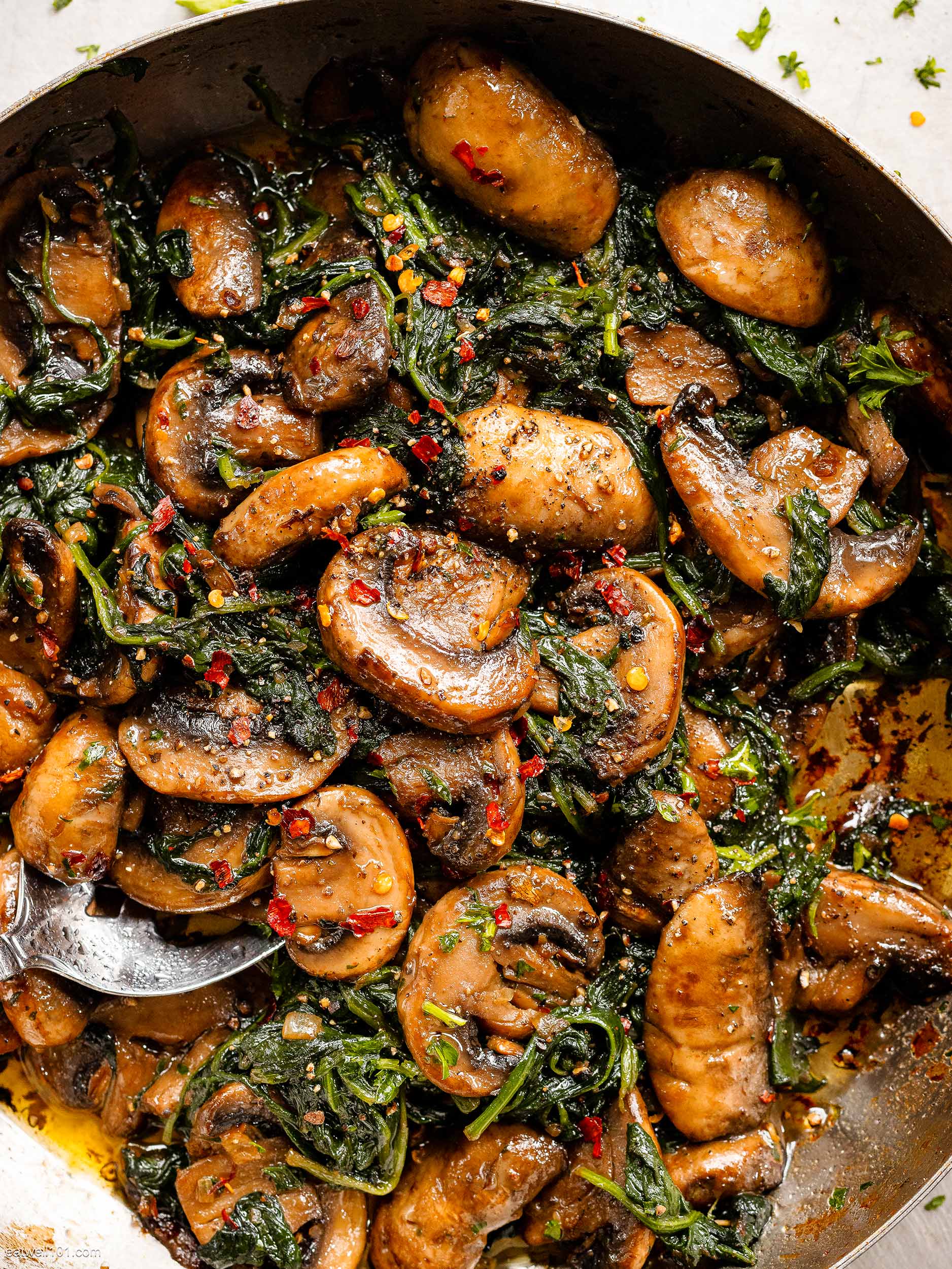 white mushroom recipe