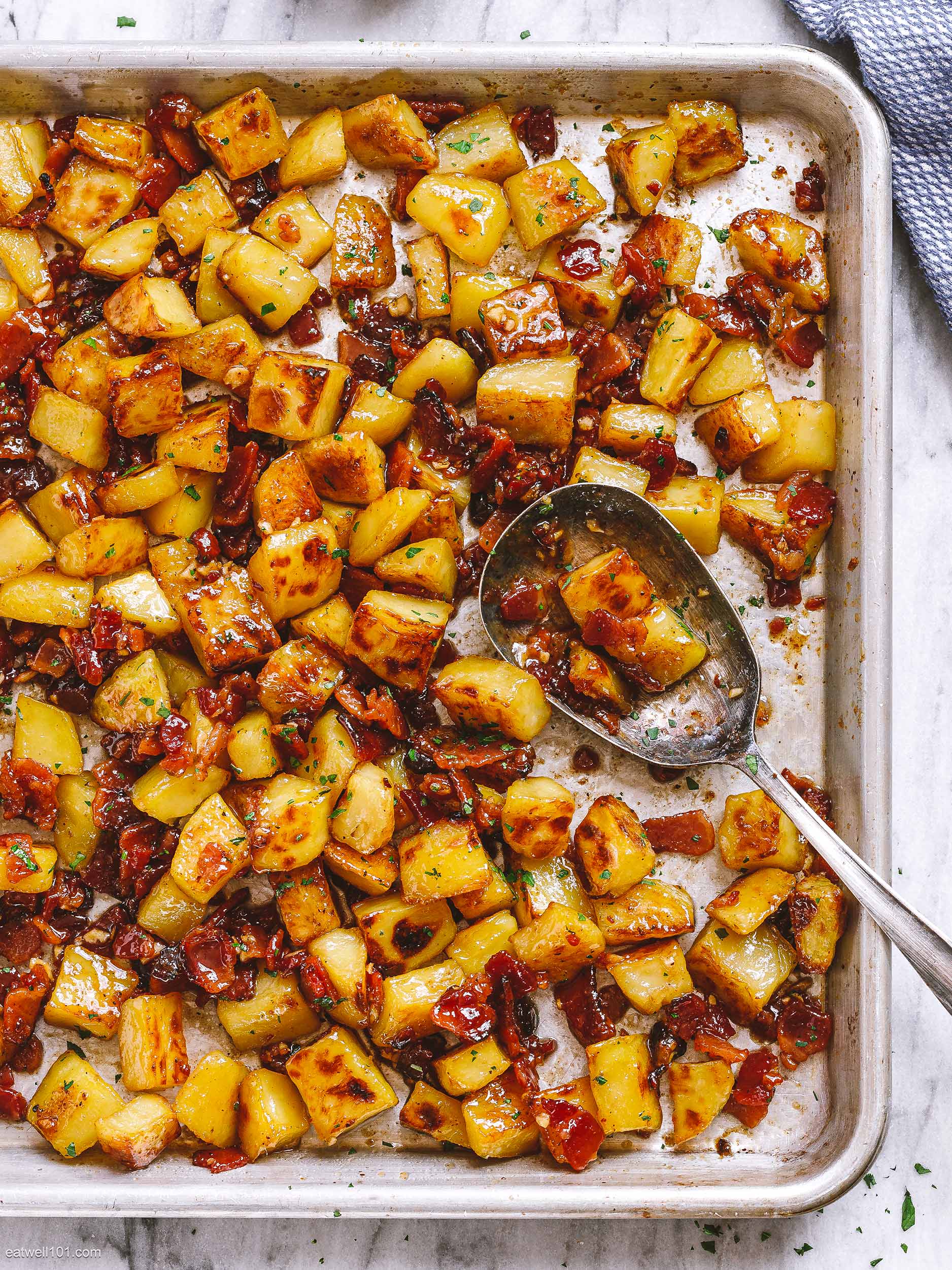 Honey Bacon Roasted Potatoes 3