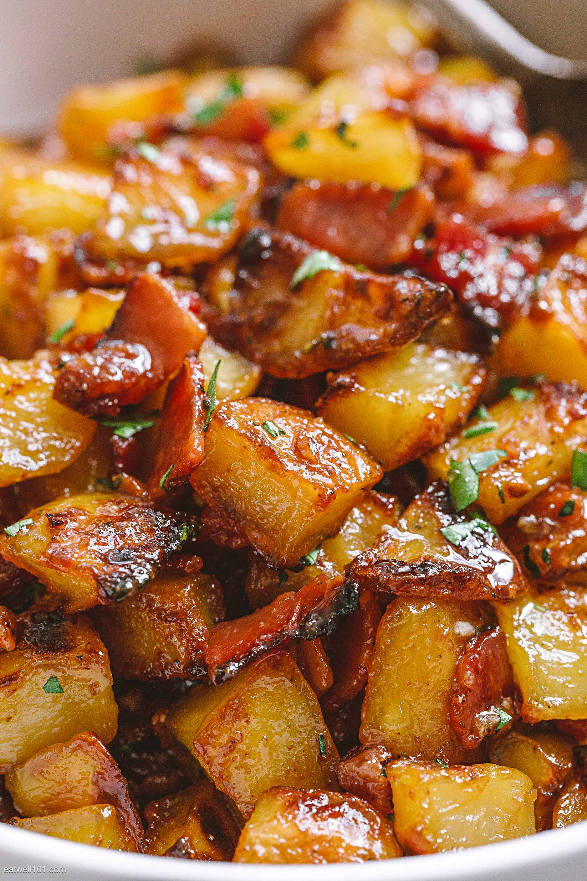 Honey Bacon Roasted Potatoes Recipe – How to Roast Potatoes — Eatwell101