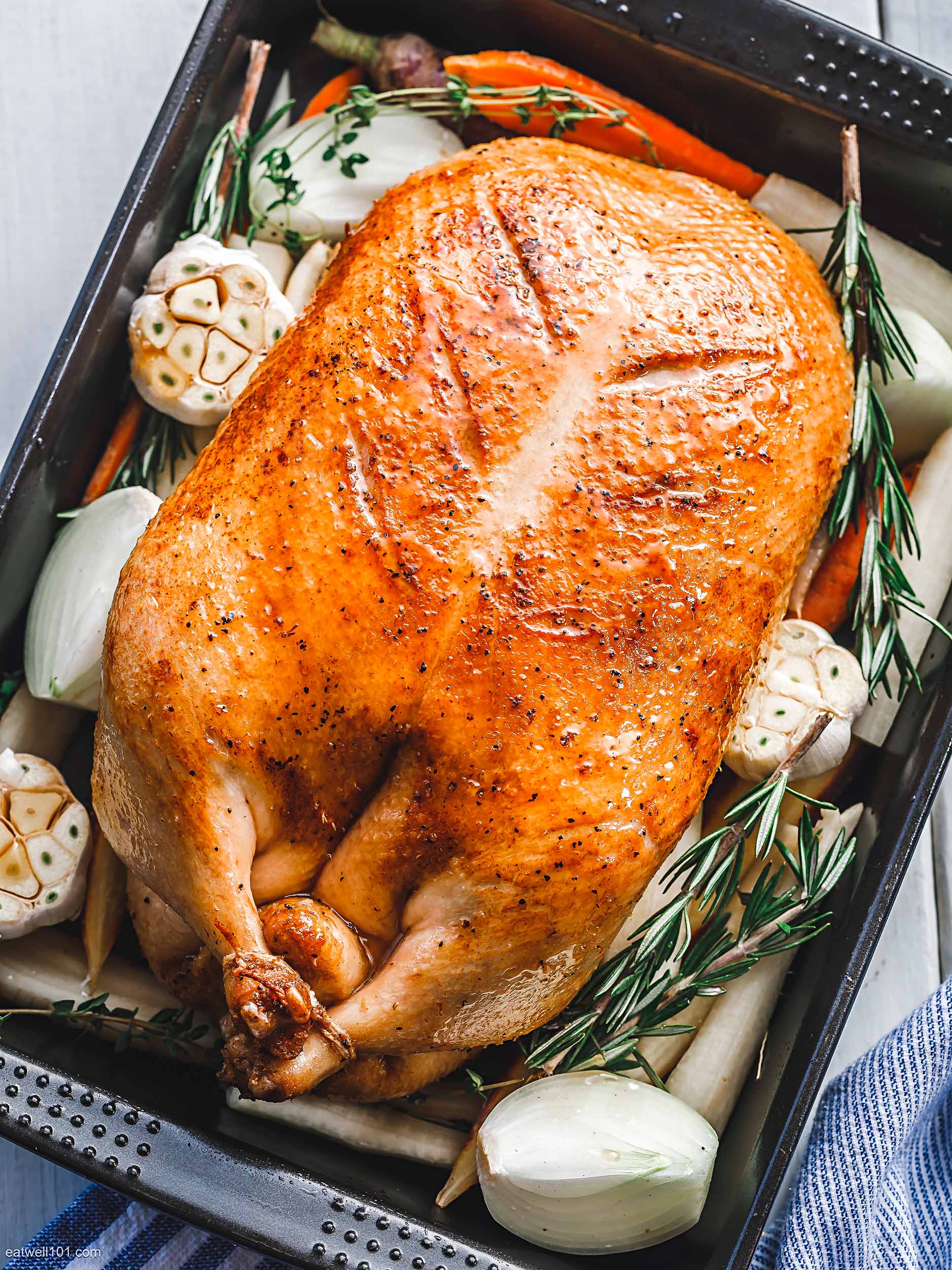 How to roast duck