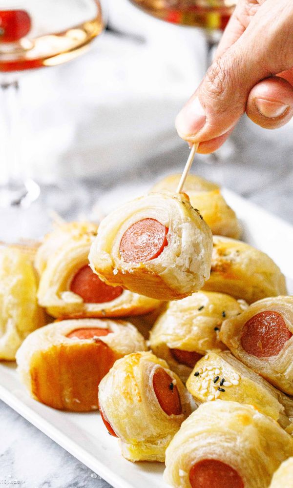 Puff Pastry Pigs in a Blanket
