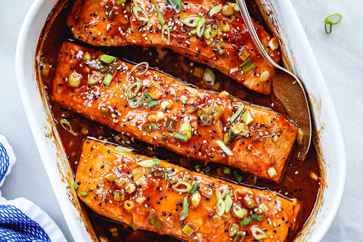 Baked Teriyaki Salmon (15-Minute )