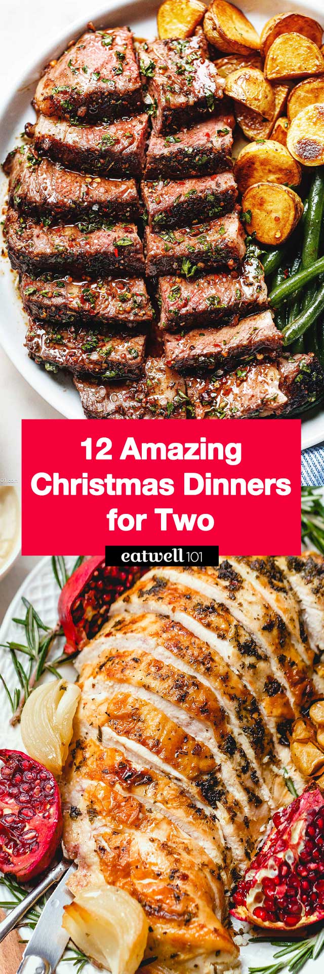 Christmas Recipes for Two - #christmas #holiday #recipes #eatwell101 - Our festive Christmas dinner recipes for two make the most of fewer ingredients, so your Christmas dinner will be even more special. 