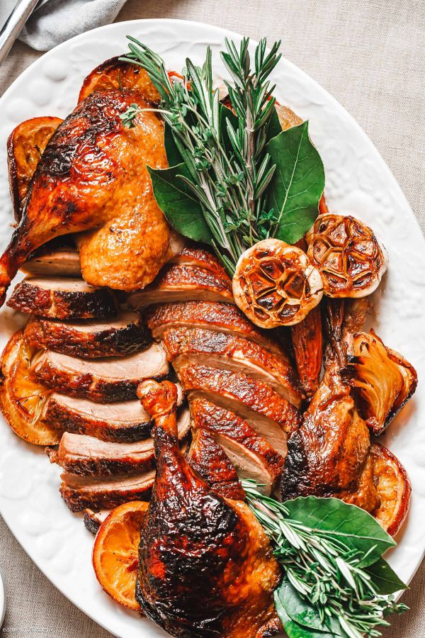 Roasted Duck a l’Orange - #recipe by #eatwell101 - https://www.eatwell101.com/roasted-duck-a-l-orange-recipe