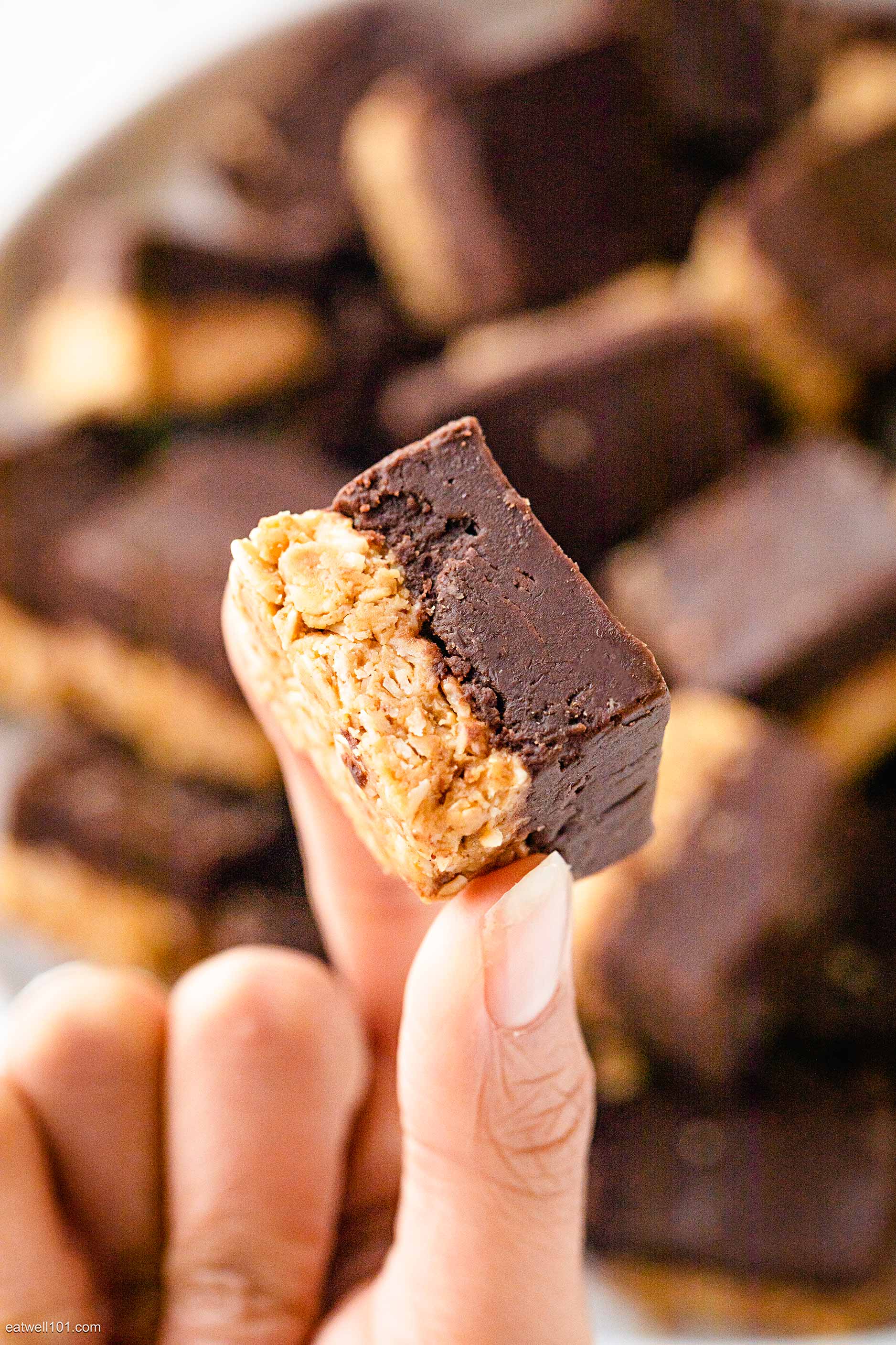 how to make Peanut Butter Chocolate Bites