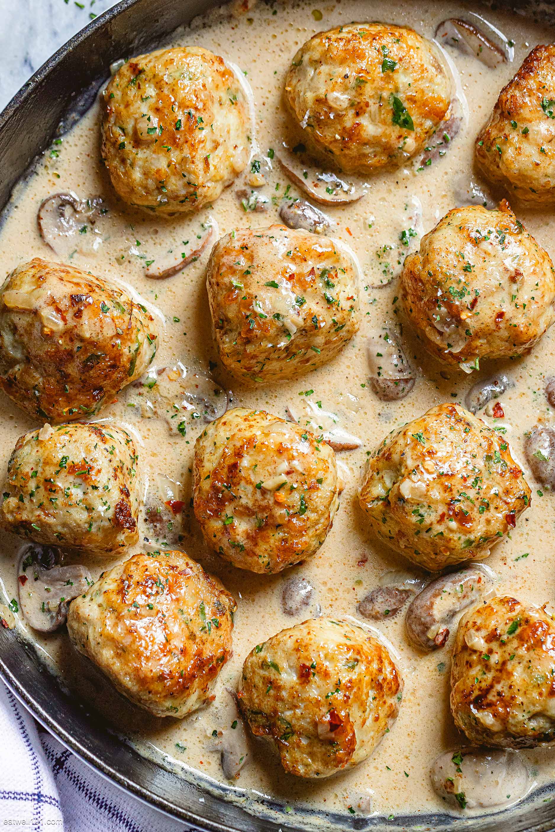 juicy turkey meatballs