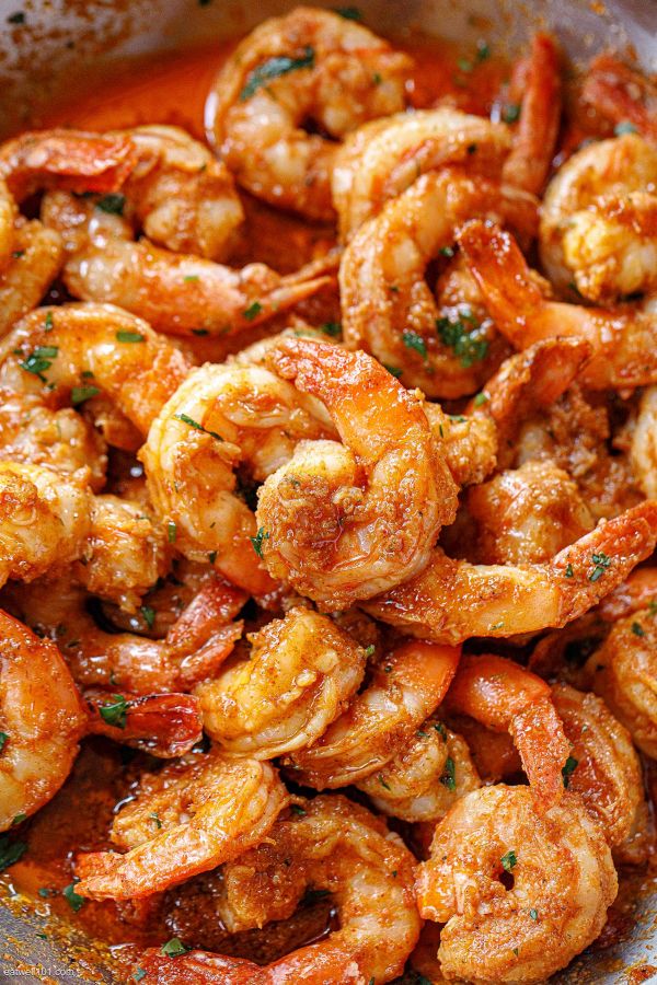 Lemon Garlic Shrimp Recipe - #recipe by #eatwell101 - https://www.eatwell101.com/lemon-garlic-shrimp-recipe