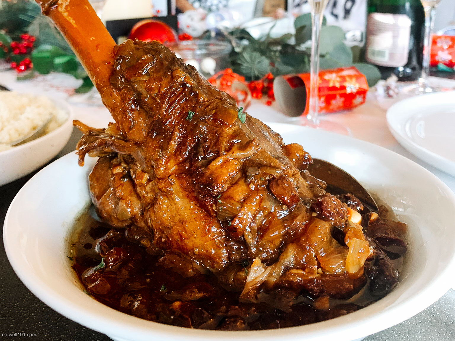 recipe for slow-cooked lamb shank