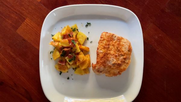 Honey Bacon Roasted Potatoes
