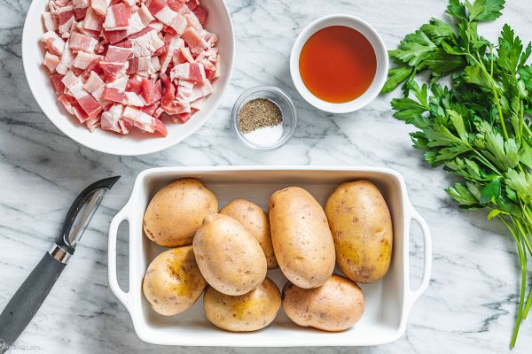 Honey Bacon Roasted Potatoes