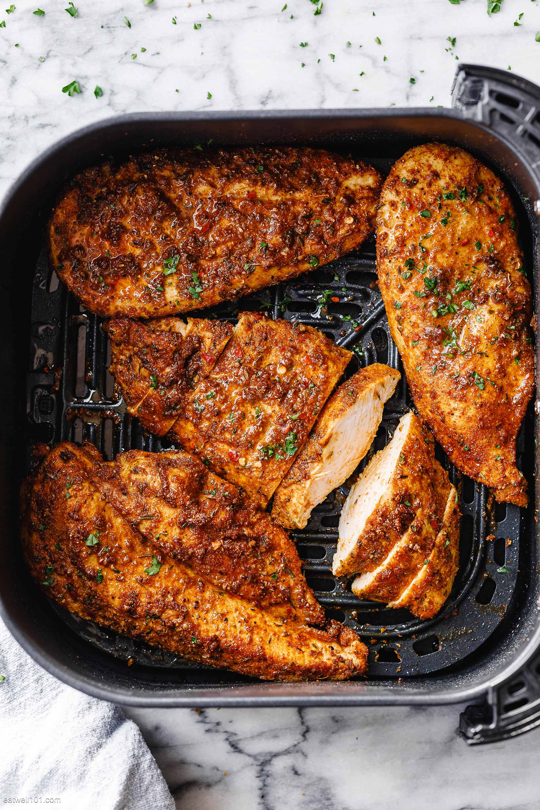 Air Fryer Grilled Chicken Breasts