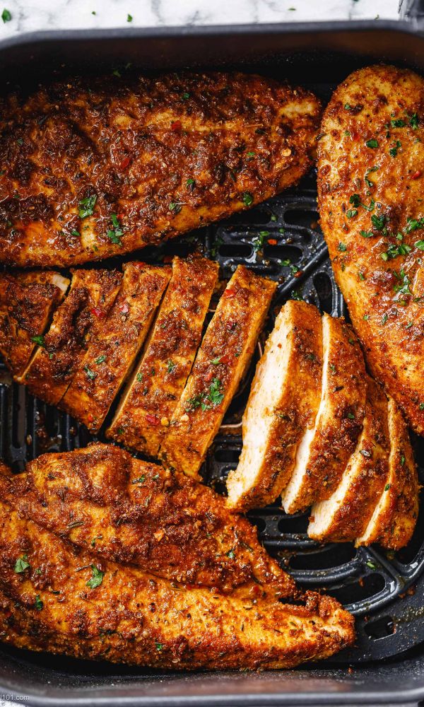 Air Fryer Chicken Breast (Tender and Juicy!)