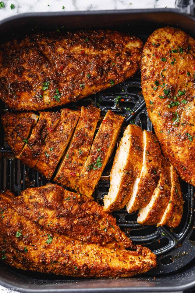 Air Fryer Chicken Breast (Tender and Juicy!)