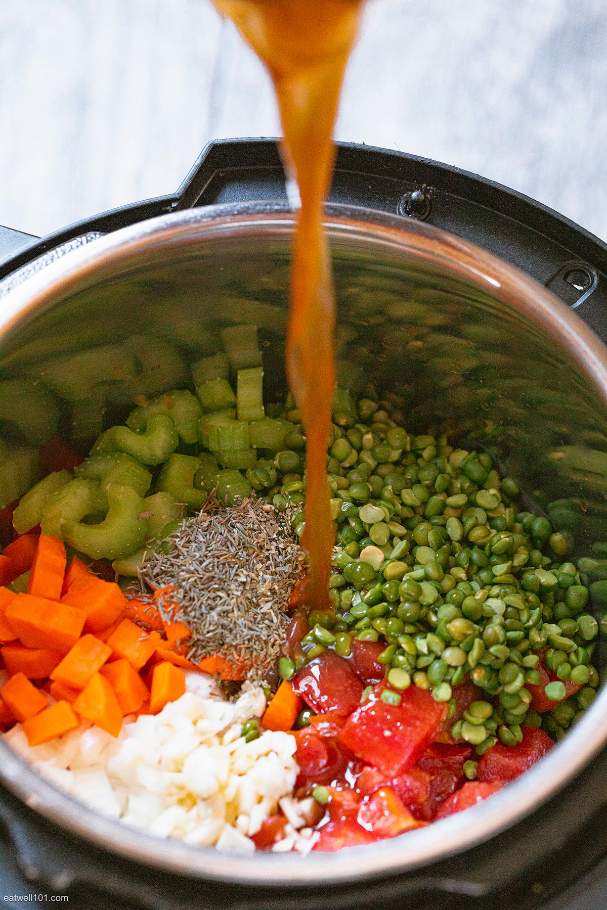 How to make Instant Pot Split pea soup
