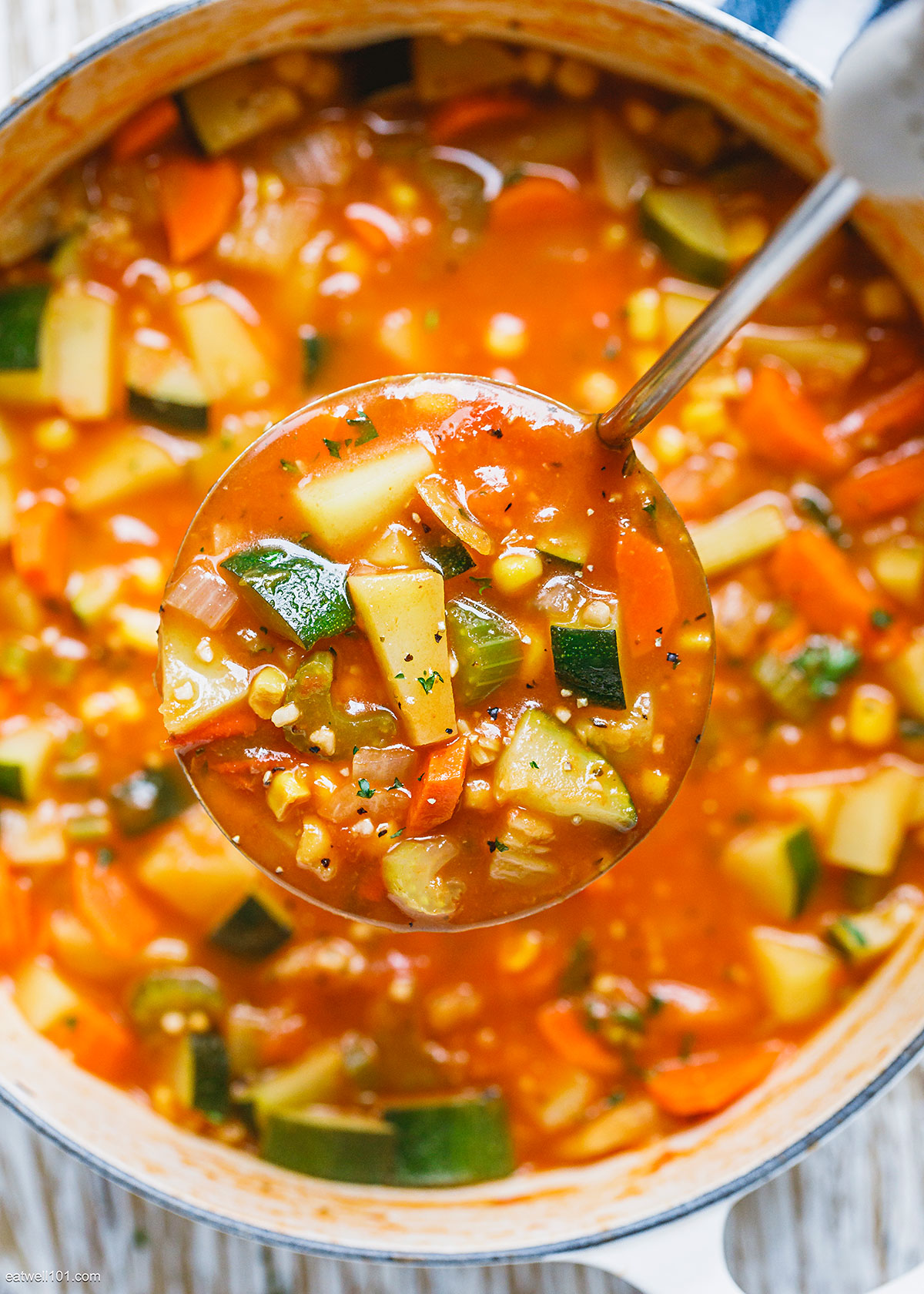 chunky vegetable soup recipe
