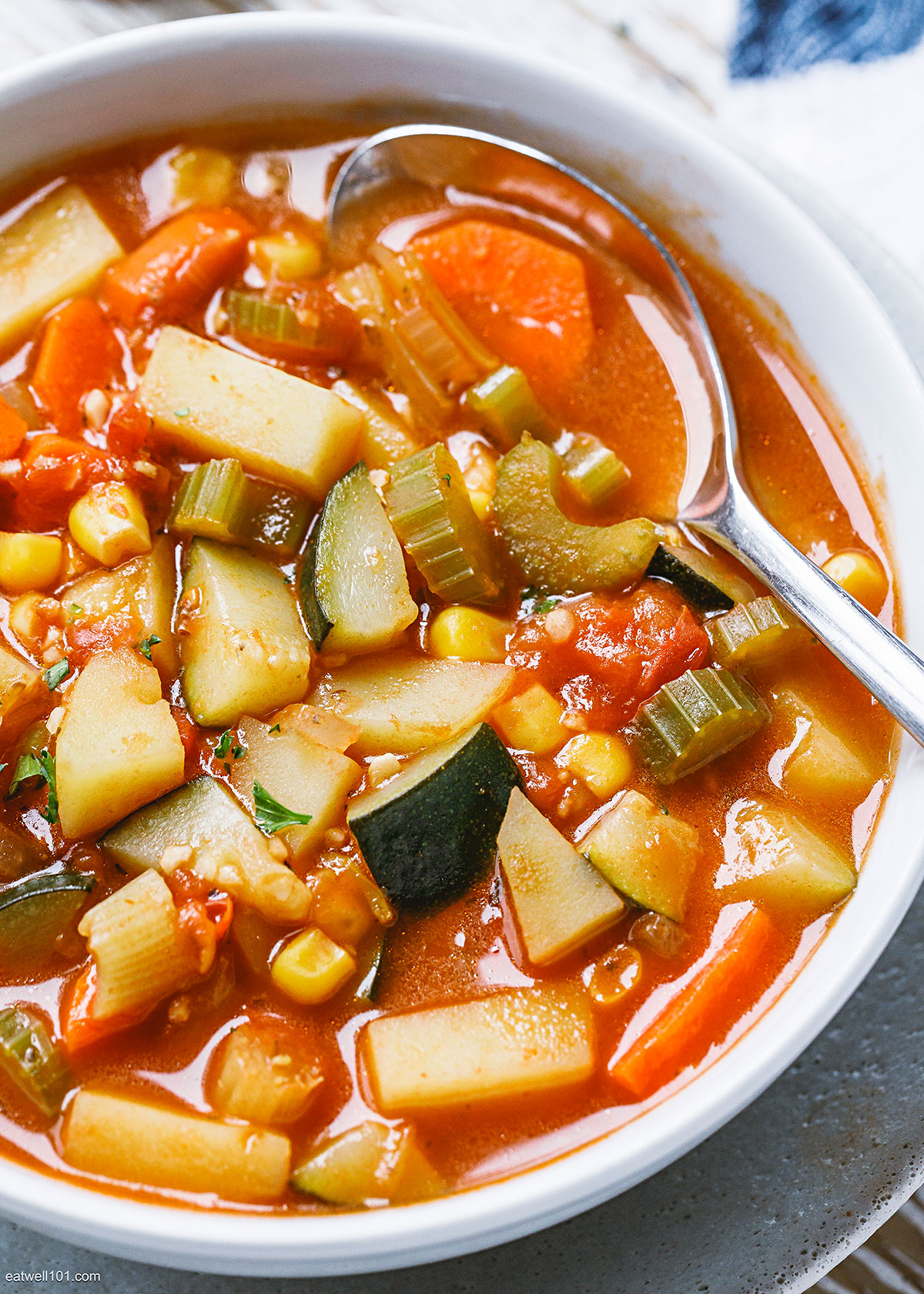 homemade vegetable soup