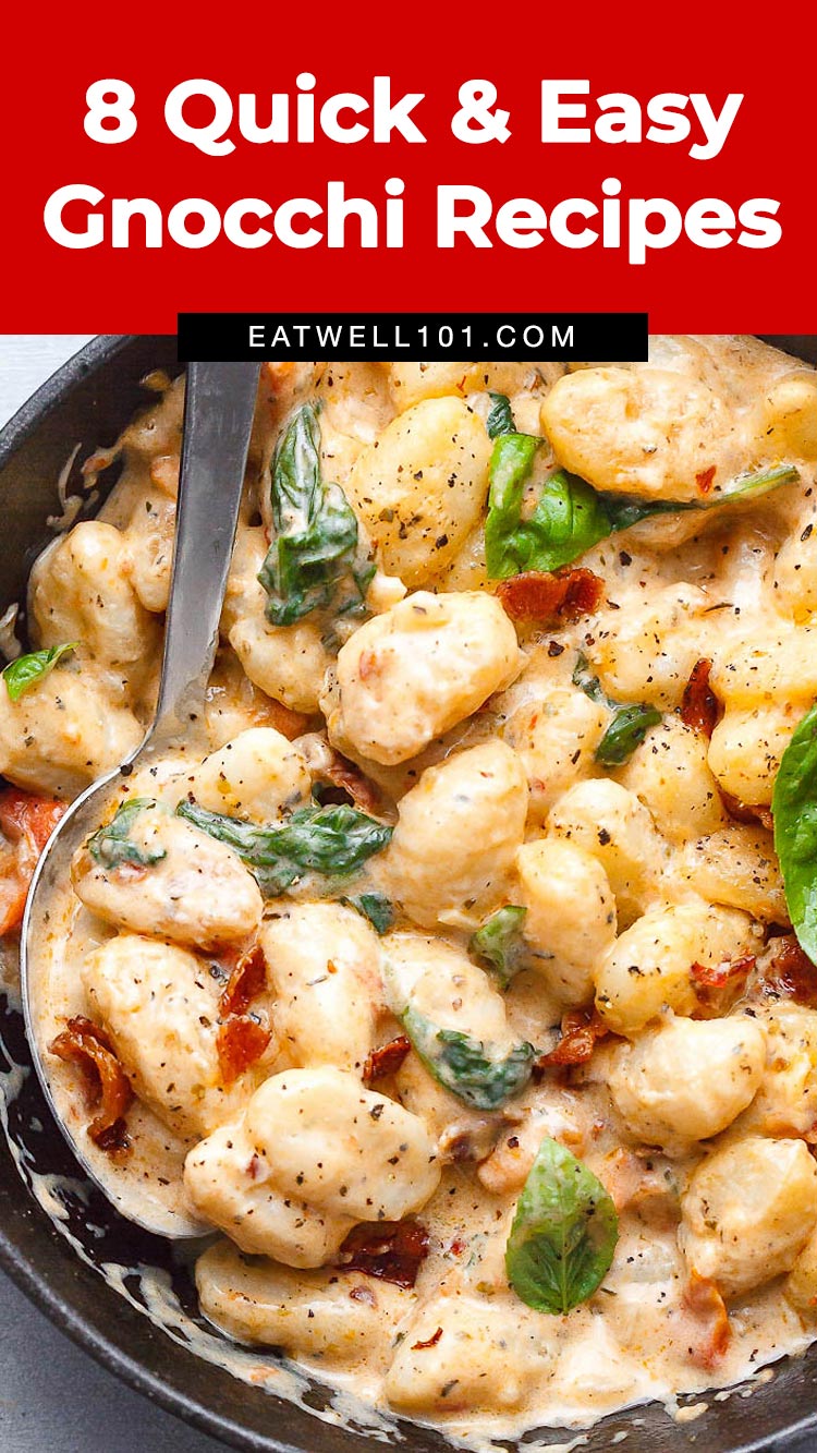 8 Best Gnocchi Recipes for Easy Dinners - #gnocchi #recipes #eatwell101 - These are our best gnocchi recipes for easy, breezy weeknight dinners! 