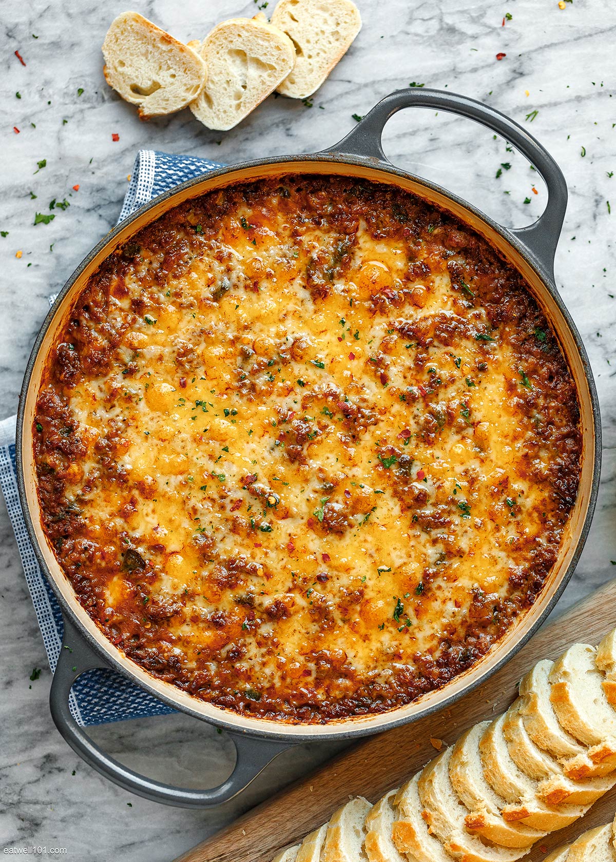 Cheesy Ground Beef Dip