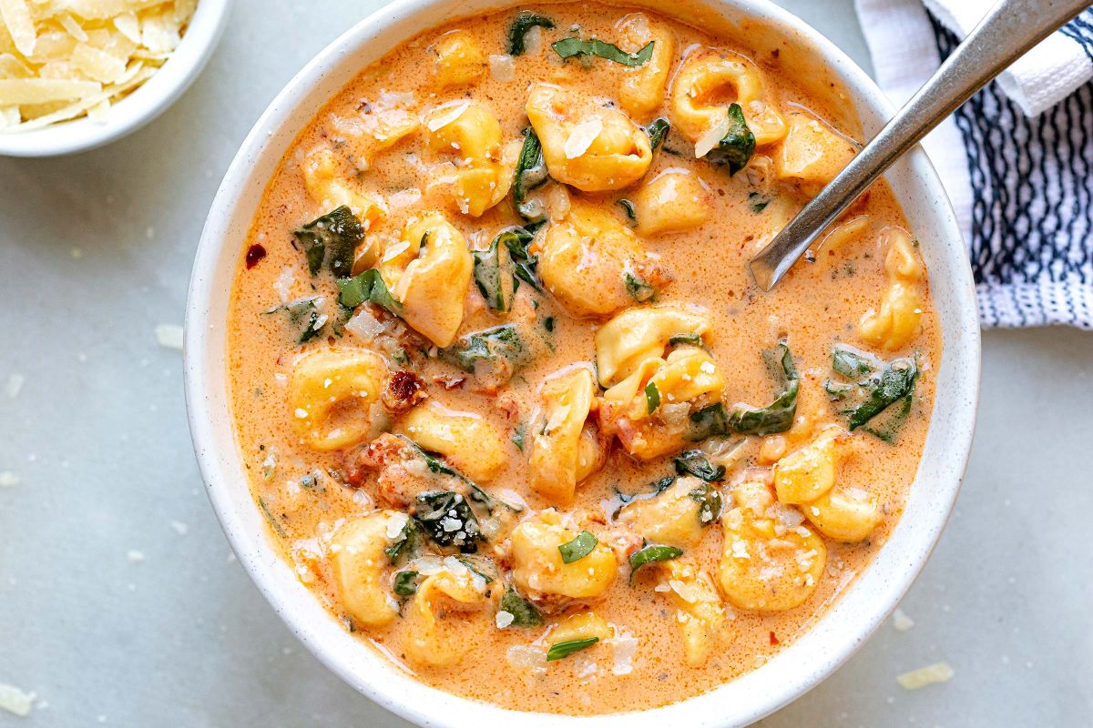 Creamy Tortellini Soup