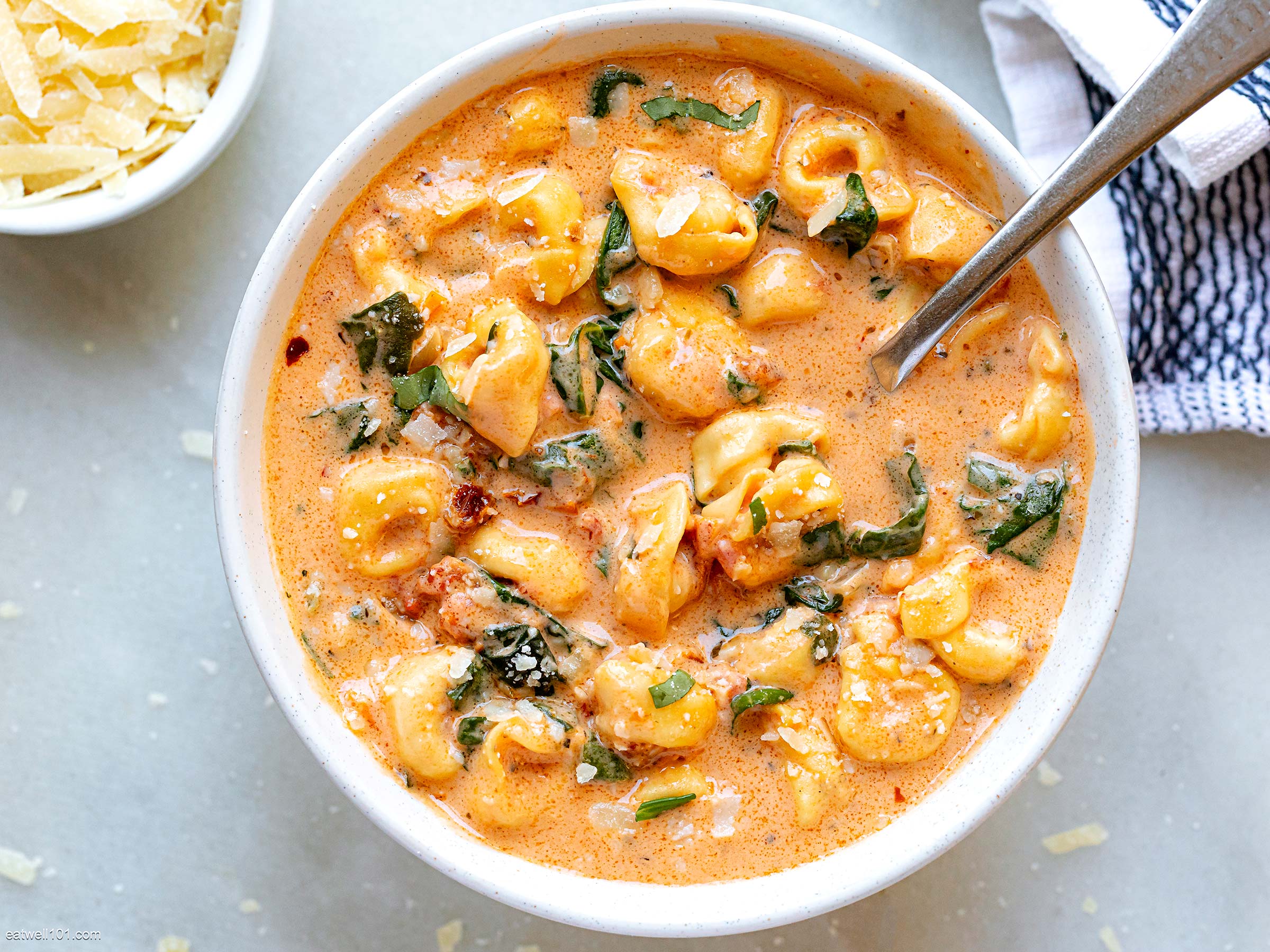 Creamy Tortellini Soup