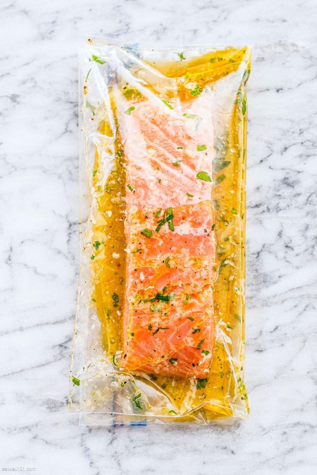 Honey Lemon Garlic Salmon Marinade