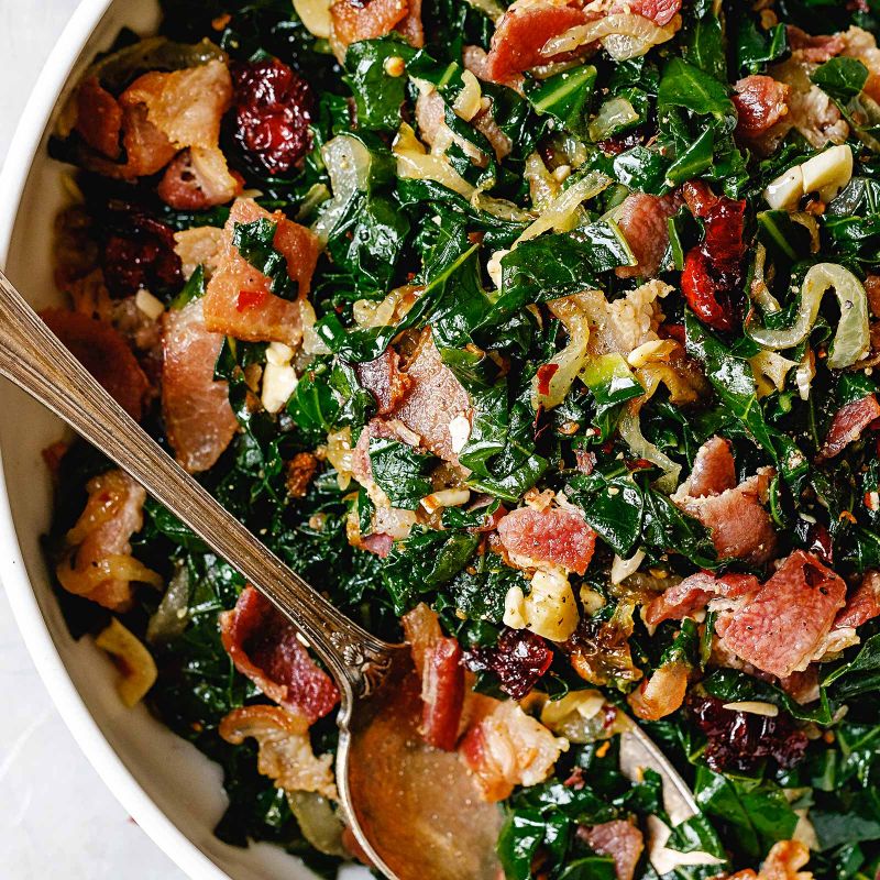 Quick Collard Greens Recipe with Bacon How to Cook Collard Greens
