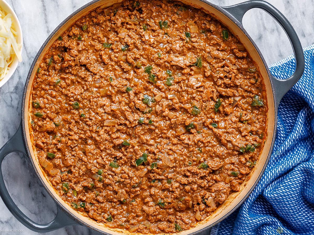 How to make the ground beef dip