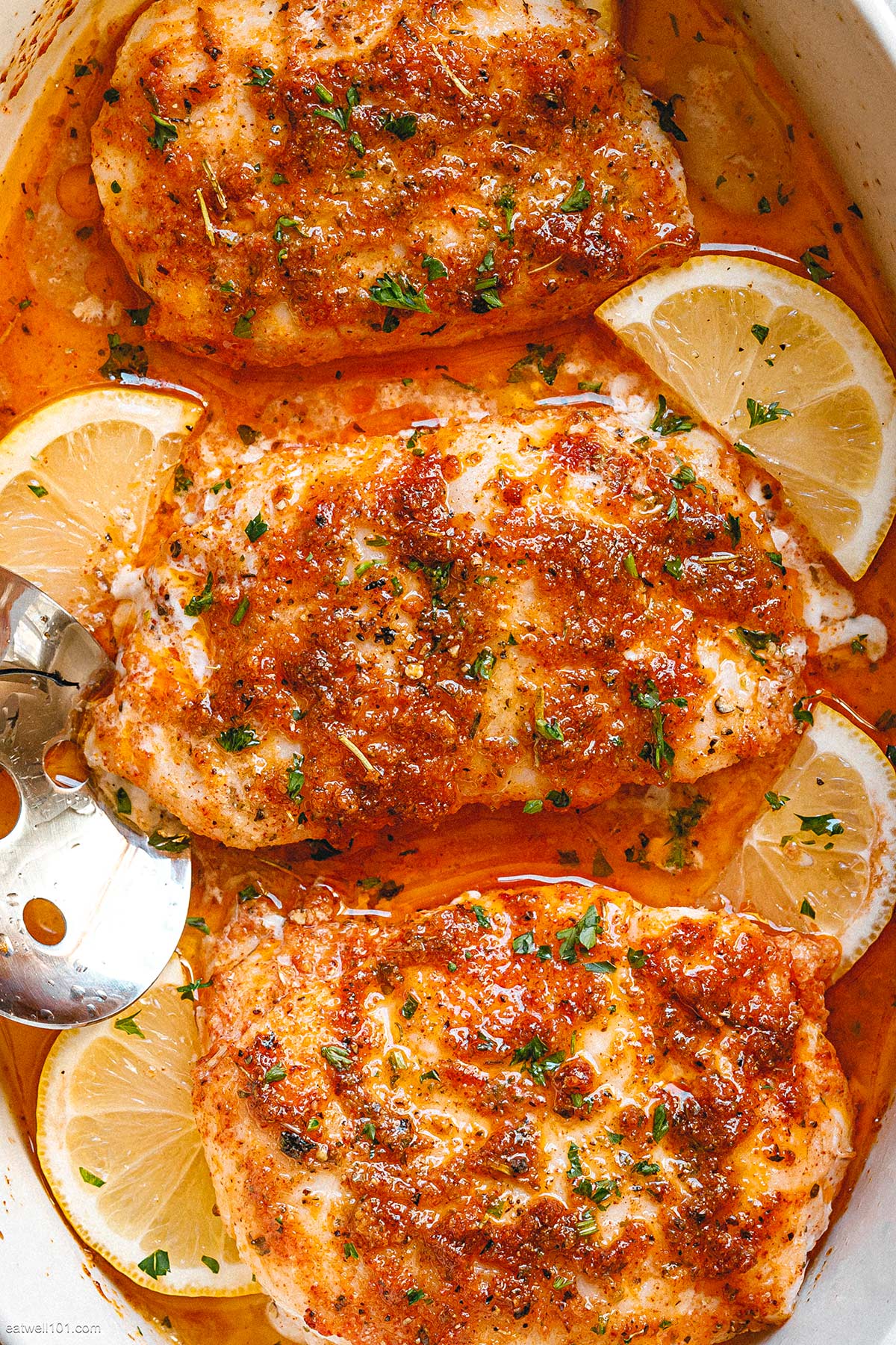 Lemon Garlic Baked Cod Recipe – Oven-Baked Cod Fillets Recipe — Eatwell101