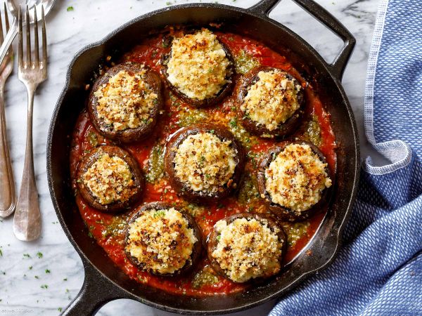 baked stuffed mushroom recipe