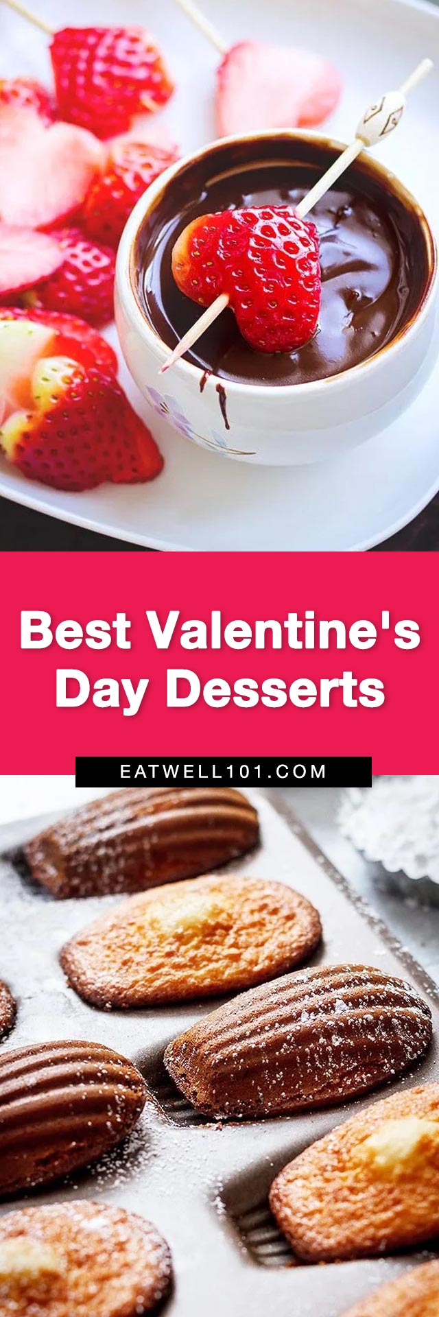  Valentine’s Day desserts recipes - #valentines #dessert #recipes #eatwell101 - The perfect Valentine’s Day desserts to treat your sweetie's sweet tooth! Any of these sweet treats are great to enjoy or gift on Valentine's Day! 