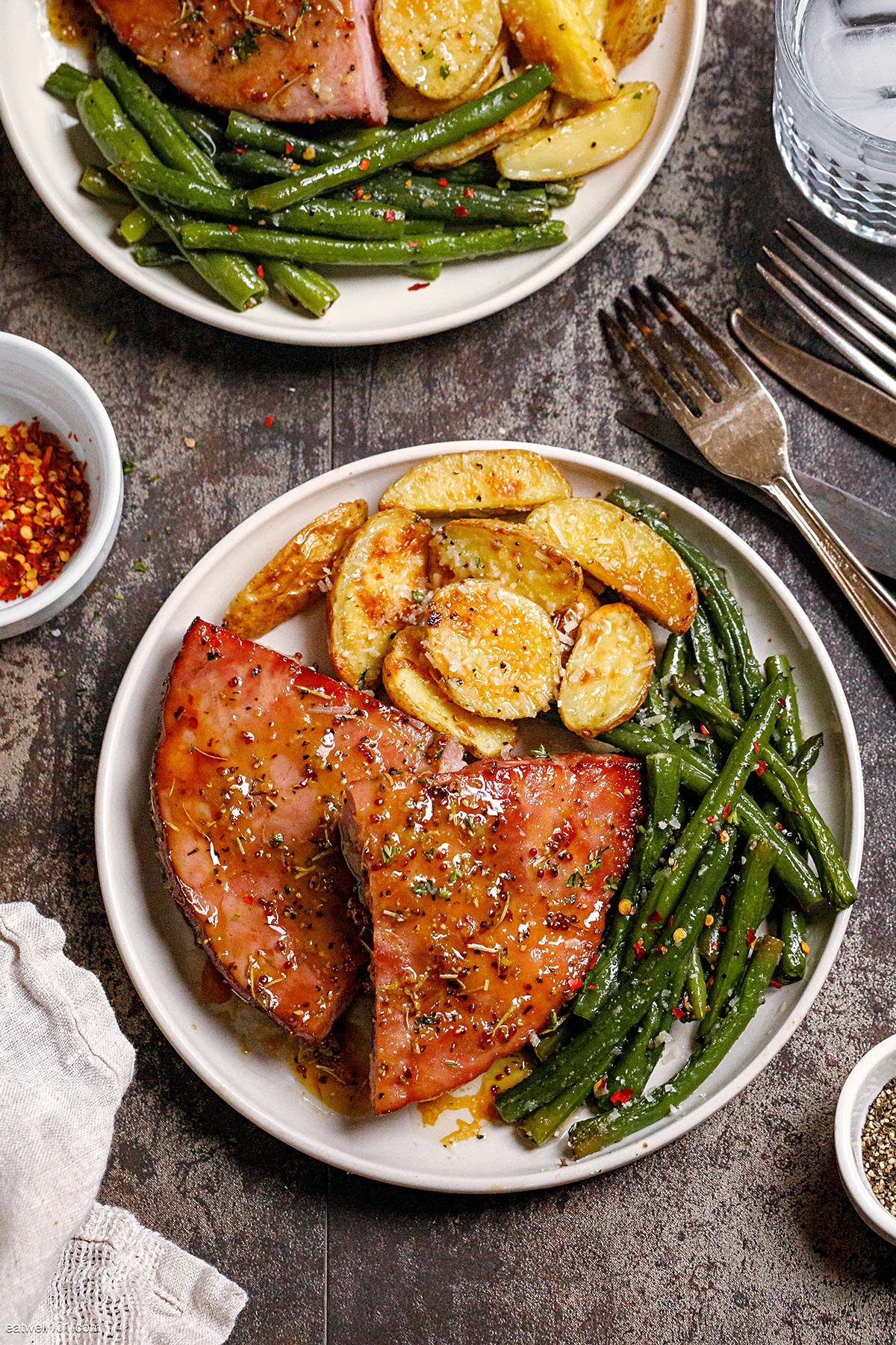 ham steaks recipe