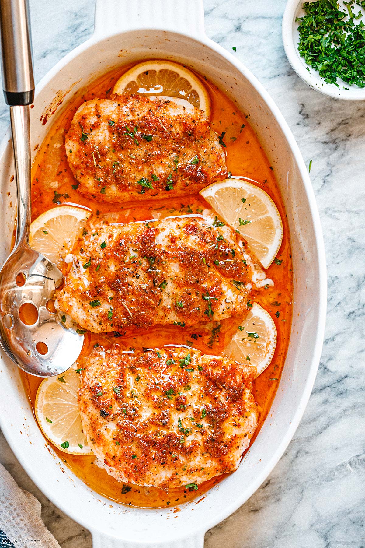 healthy baked cod fillets